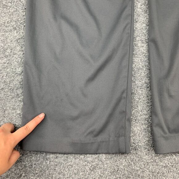 Nike Golf Pants Mens 34 Gray Flat Front Dri Fit Tech Sweat Wicking Stretch Chino - Picture 10 of 14
